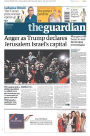 The Guardian () Newspaper Front Page for 7 December 2017