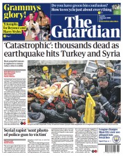 The Guardian () Newspaper Front Page for 7 February 2023