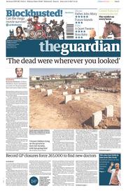 The Guardian () Newspaper Front Page for 7 April 2017