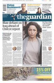 The Guardian () Newspaper Front Page for 7 June 2016