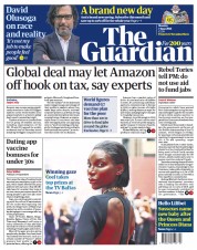 The Guardian () Newspaper Front Page for 7 June 2021
