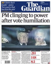 The Guardian () Newspaper Front Page for 7 June 2022