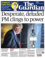 The Guardian () Newspaper Front Page for 7 July 2022