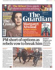 The Guardian () Newspaper Front Page for 7 September 2019