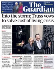 The Guardian () Newspaper Front Page for 7 September 2022