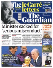 The Guardian () Newspaper Front Page for 8 October 2022