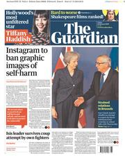 The Guardian () Newspaper Front Page for 8 February 2019