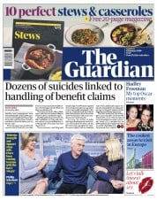 The Guardian () Newspaper Front Page for 8 February 2020