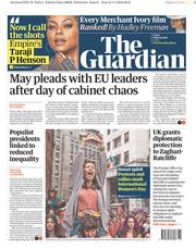 The Guardian () Newspaper Front Page for 8 March 2019