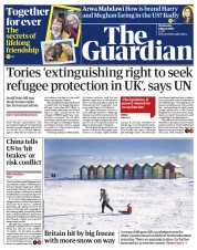 The Guardian () Newspaper Front Page for 8 March 2023