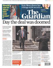 The Guardian () Newspaper Front Page for 9 October 2019