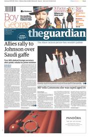 The Guardian () Newspaper Front Page for 9 December 2016