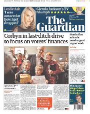 The Guardian () Newspaper Front Page for 9 December 2019