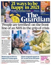 The Guardian () Newspaper Front Page for 9 January 2021