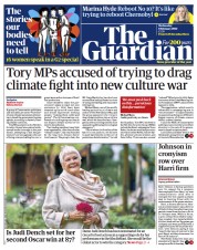 The Guardian () Newspaper Front Page for 9 February 2022