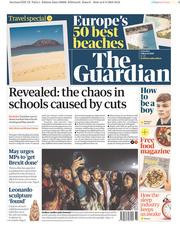 The Guardian () Newspaper Front Page for 9 March 2019
