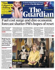 The Guardian () Newspaper Front Page for 9 June 2022