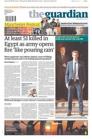 The Guardian () Newspaper Front Page for 9 July 2013