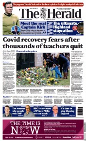 The Herald () Newspaper Front Page for 12 April 2021