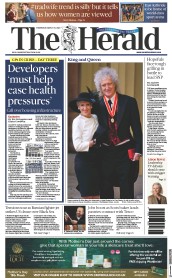 The Herald () Newspaper Front Page for 16 March 2023