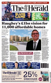 The Herald () Newspaper Front Page for 17 May 2021