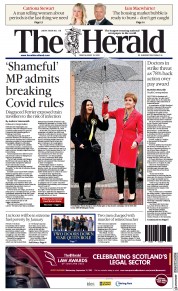 The Herald () Newspaper Front Page for 19 August 2022