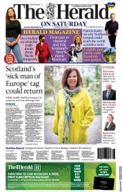 The Herald () Newspaper Front Page for 23 April 2022