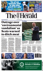 The Herald () Newspaper Front Page for 26 June 2021