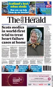The Herald () Newspaper Front Page for 2 October 2021