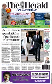 The Herald () Newspaper Front Page for 30 April 2022