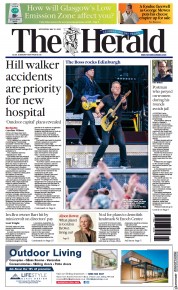 The Herald () Newspaper Front Page for 31 May 2023