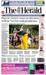 The Herald () Newspaper Front Page for 4 July 2022