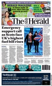 The Herald () Newspaper Front Page for 5 February 2022