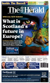The Herald () Newspaper Front Page for 9 February 2022