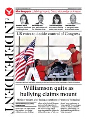 The Independent () Newspaper Front Page for 10 November 2022