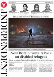 The Independent () Newspaper Front Page for 10 February 2017