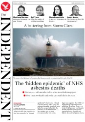 The Independent () Newspaper Front Page for 10 February 2020