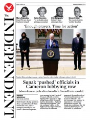 The Independent () Newspaper Front Page for 10 April 2021