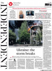 The Independent () Newspaper Front Page for 10 May 2014