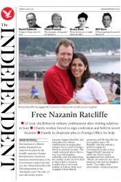 The Independent () Newspaper Front Page for 10 May 2016