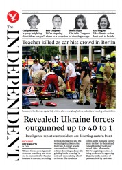 The Independent () Newspaper Front Page for 10 June 2022
