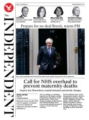 The Independent () Newspaper Front Page for 11 December 2020