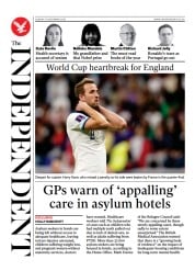 The Independent () Newspaper Front Page for 11 December 2022