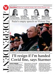 The Independent () Newspaper Front Page for 11 May 2022