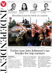 The Independent () Newspaper Front Page for 11 June 2019