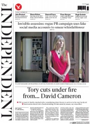 The Independent () Newspaper Front Page for 12 November 2015