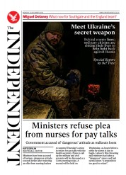 The Independent () Newspaper Front Page for 12 December 2022