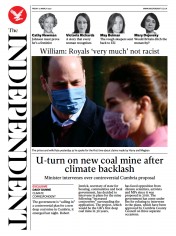 The Independent () Newspaper Front Page for 12 March 2021