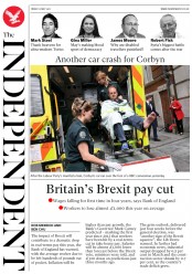 The Independent () Newspaper Front Page for 12 May 2017
