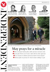 The Independent () Newspaper Front Page for 12 June 2017